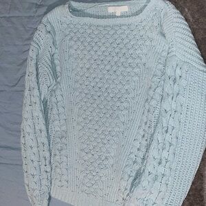 light blue sweater, never worn